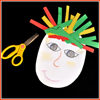 Westcott - Craft Projects - Kids - School - Cross-Curricular - Free Crazy  Hair Construction Paper Classroom Project